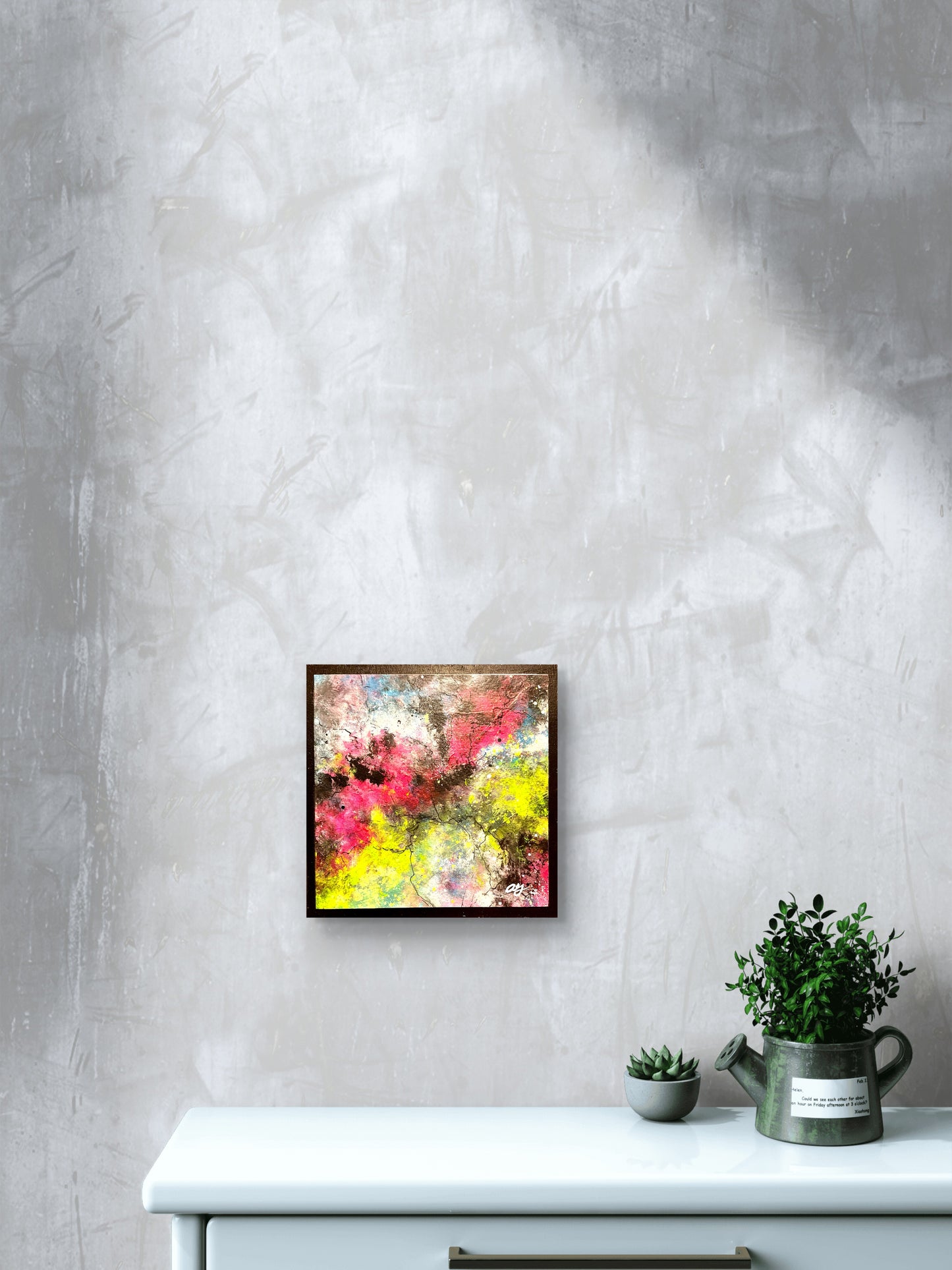 Stellar Astral 1.2 8x8x0.75 hollowed wood block 04A75797-9AB3-4BE9-A701-A7ADDE26B93D Gatlin Galleries Store