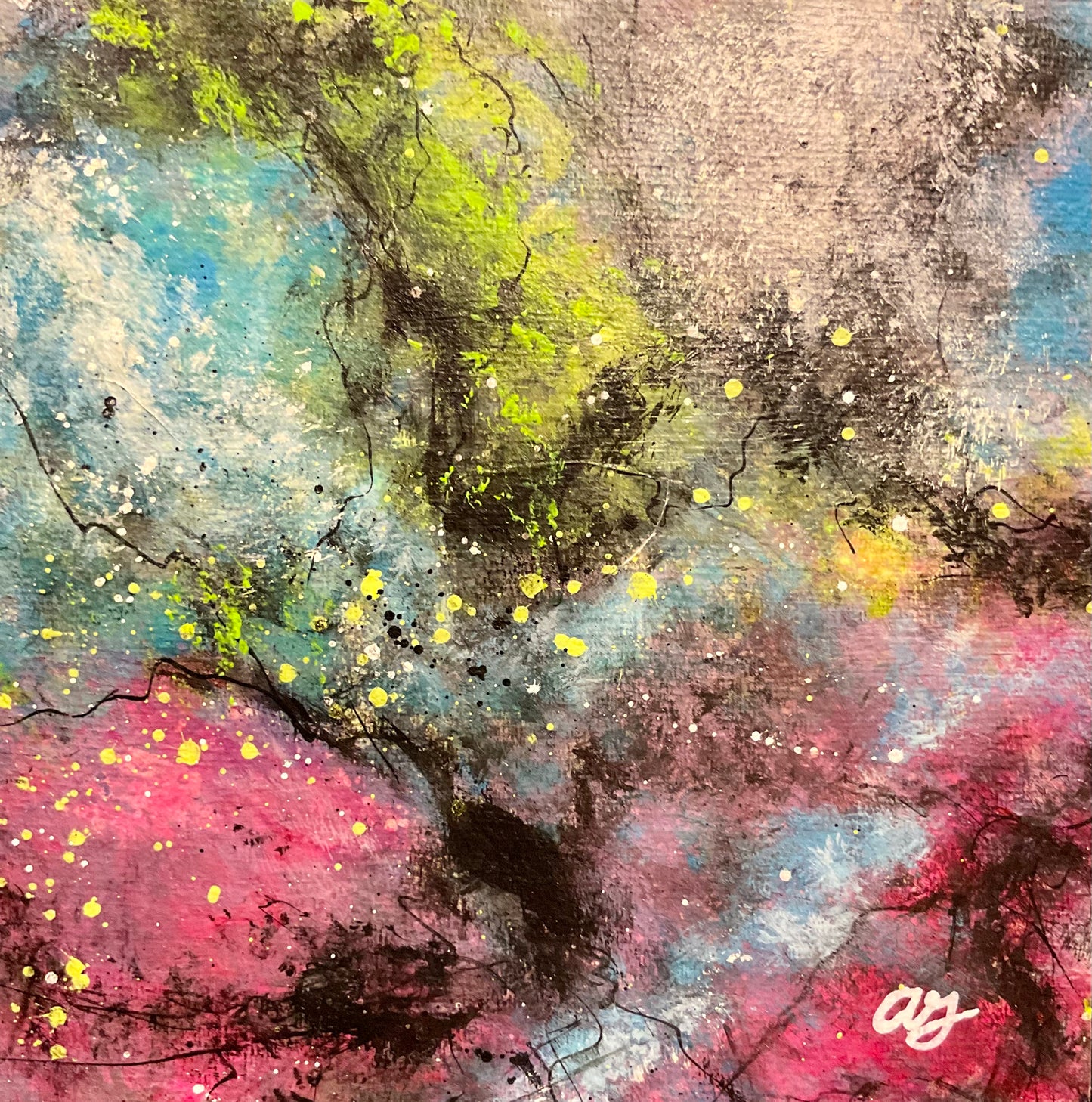 Stellar Astral 1.1 8x8x0.75 hollowed wood block 712D5F45-B8D2-4C49-93D4-9CC92A792161 Gatlin Galleries Store