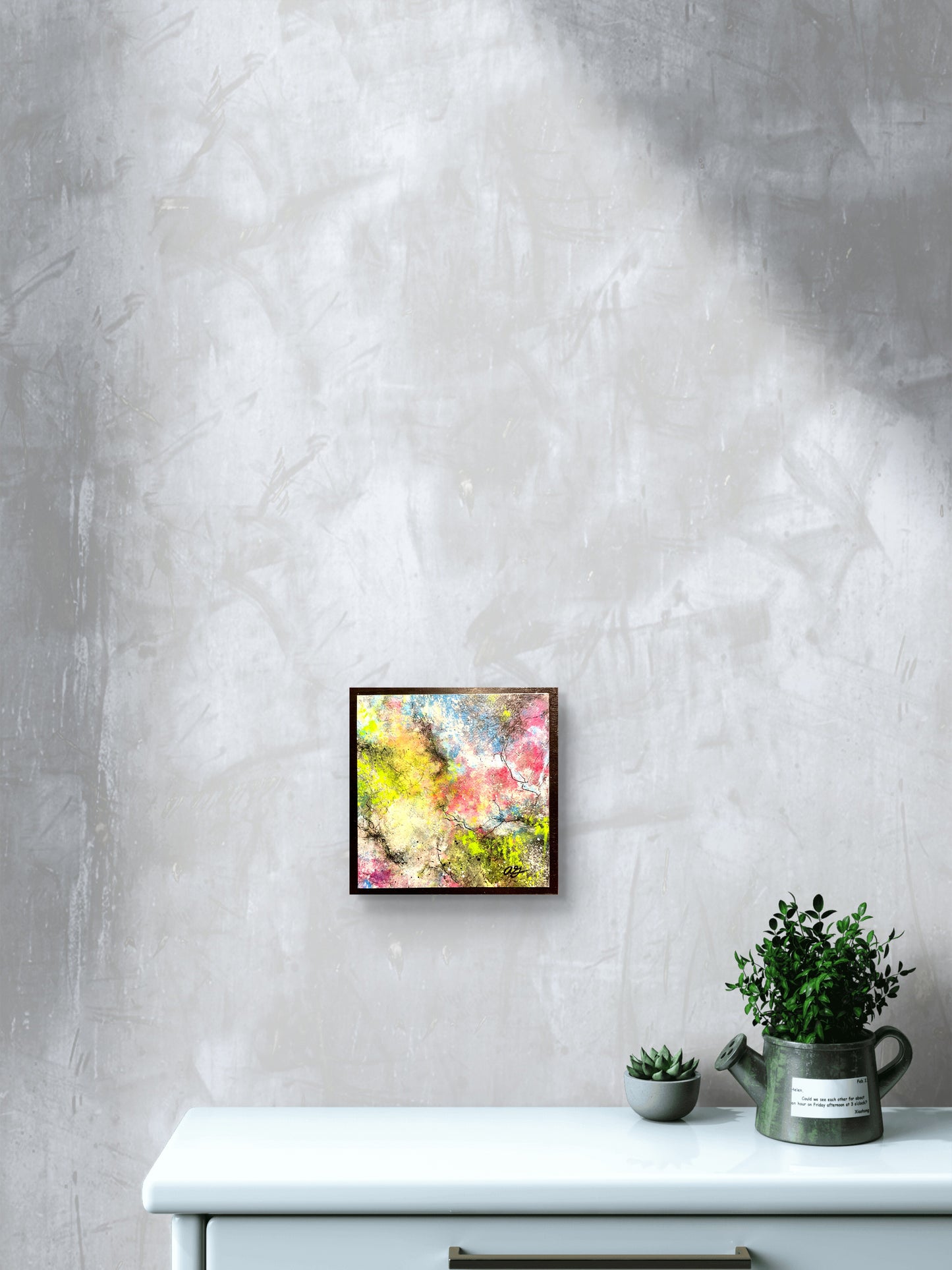 Stellar Astral 1.3 8x8x0.75 hollowed wood block DDF57BF6-5F4D-4078-BBE2-3BB797BEC62F Gatlin Galleries Store
