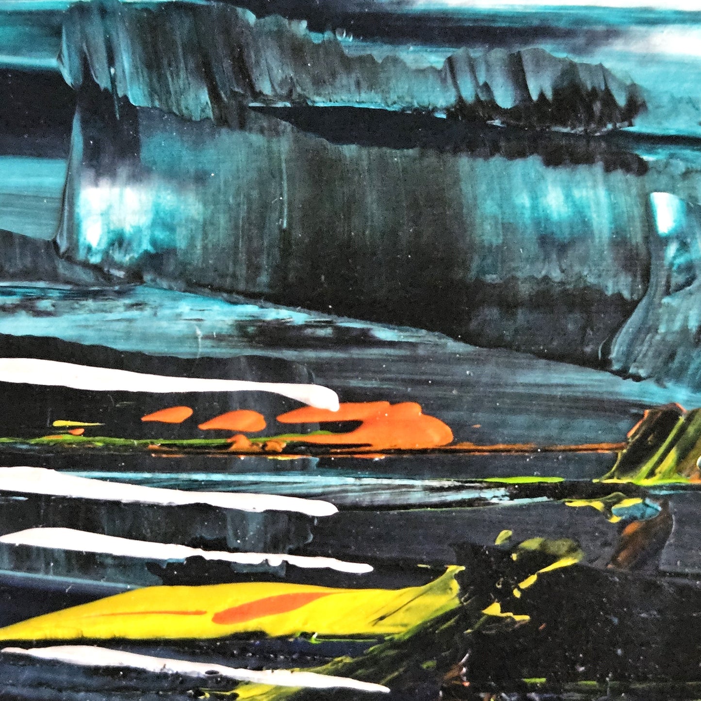Abstract on Wood Block #8 Posters, Prints, & Visual Artwork Sea_Jumper_details Gatlin Galleries Store