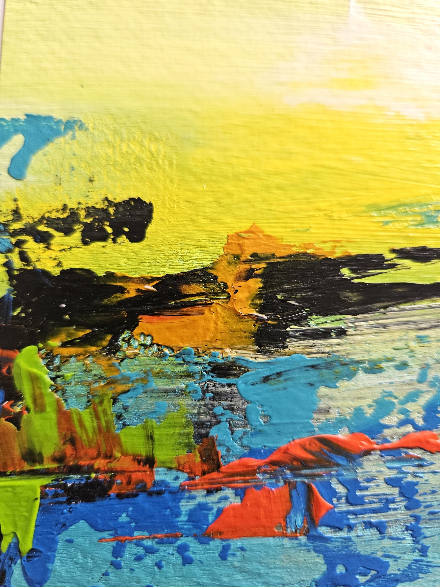 Abstract on Wood Block #7 Posters, Prints, & Visual Artwork Wood_Block_7_detail Gatlin Galleries Store