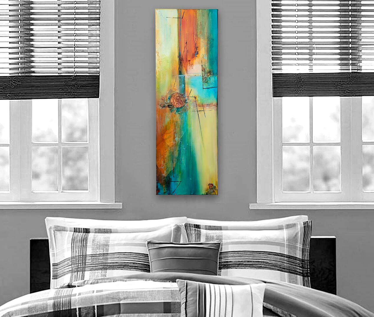 Summer Rose 12x36x1.5 12x36_bedroom Gatlin Galleries Store