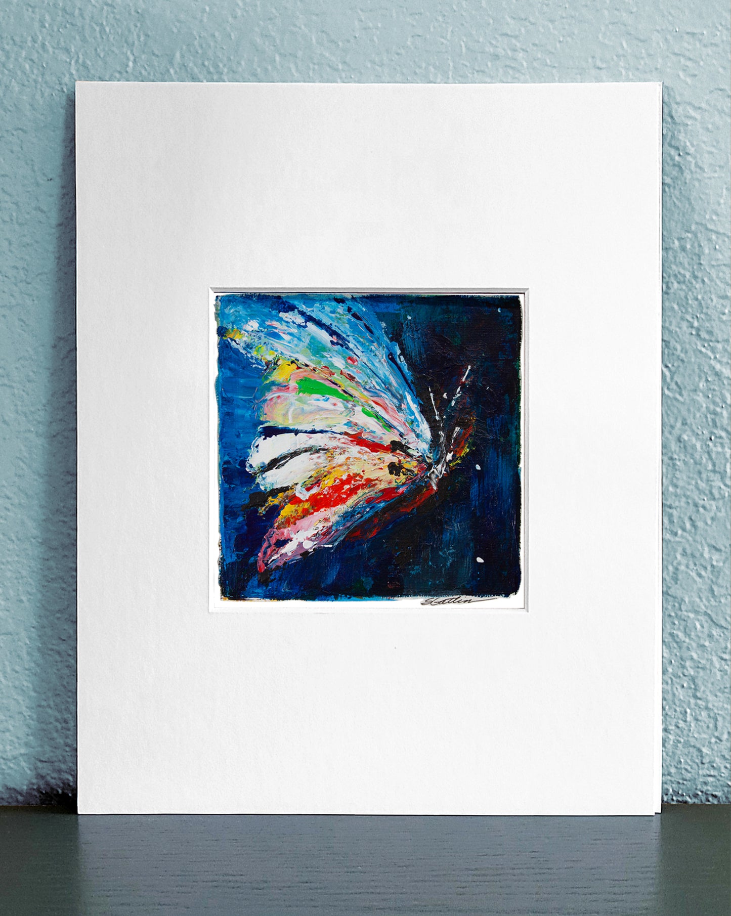 Butterfly 4x4 Matted Butterfly_Portrait Gatlin Galleries Store