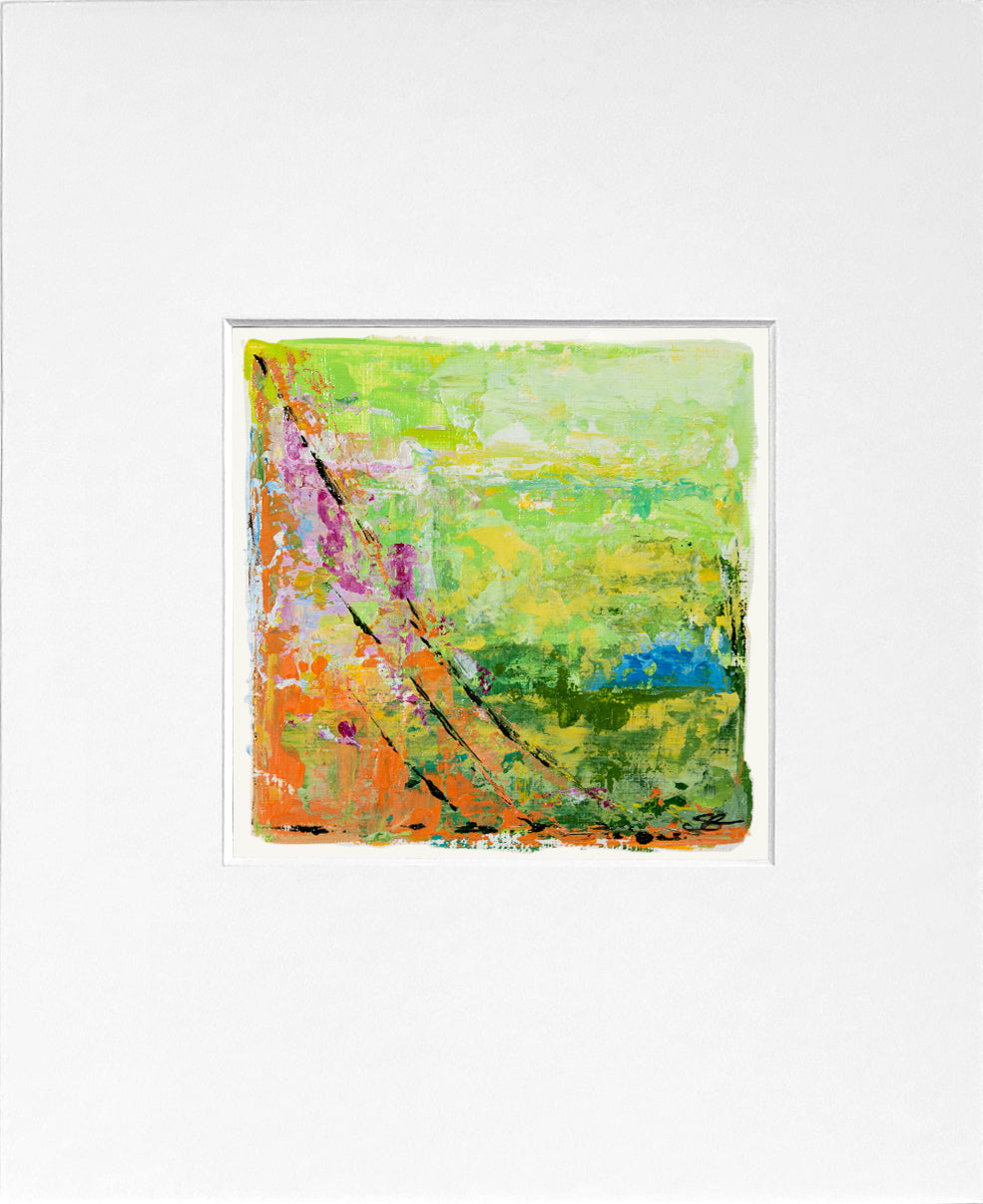 Garden View 4x4 Matted Garden_View_Matt Gatlin Galleries Store