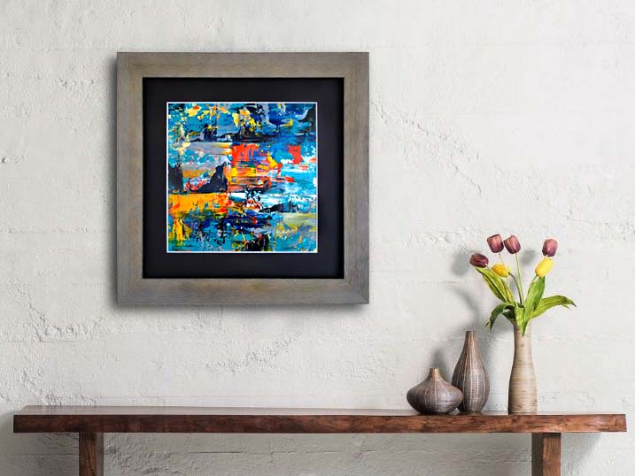 AZ9Patch Framed Modern_Wall Gatlin Galleries Store