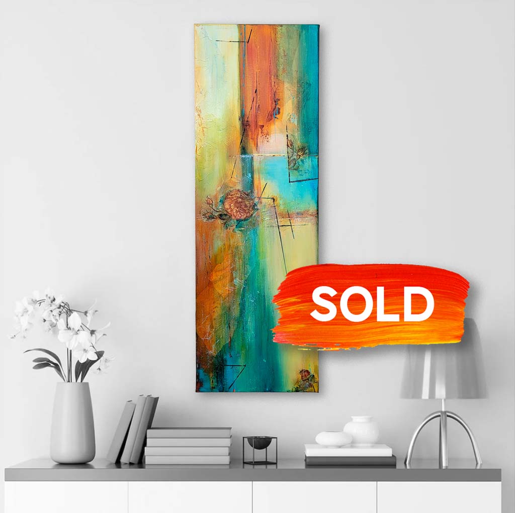 Summer Rose 12x36x1.5 SOLD_59549320-570e-46c7-ab78-ae02b23e9a83 Gatlin Galleries Store