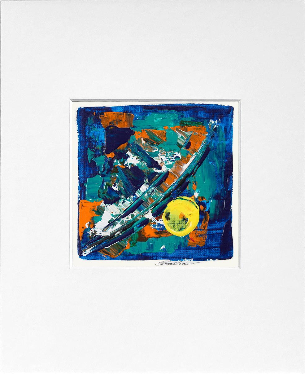 Samurai Moon 4x4 Matted Samurai_Moon_Matt Gatlin Galleries Store