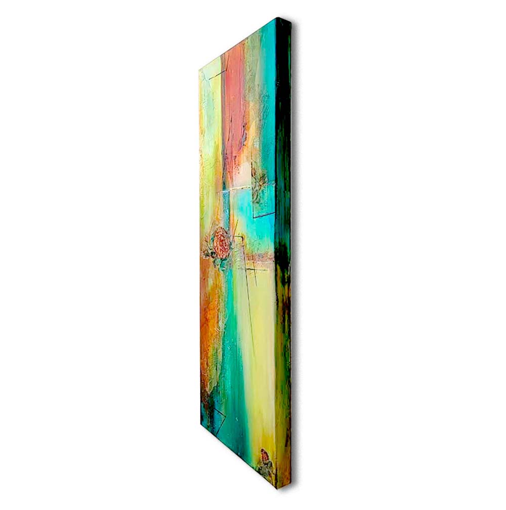 Summer Rose 12x36x1.5 side Gatlin Galleries Store