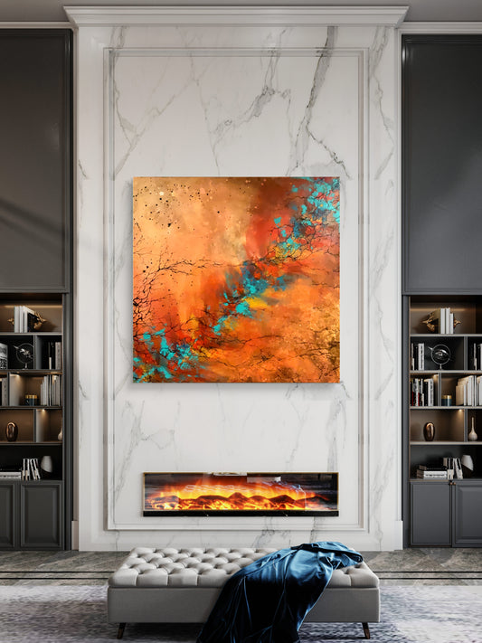 Autumn Canyon 36x36x1.5 Canvas 6676E22D-11D5-446B-B312-BB4CE5CD943D Gatlin Galleries Store